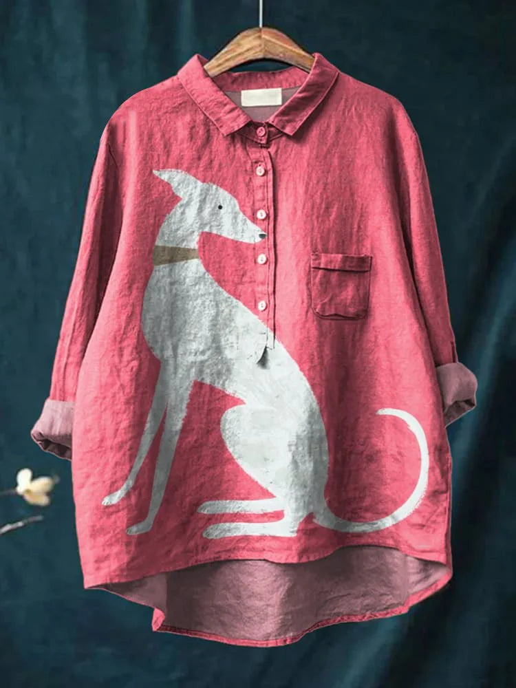 Harrington™ | Dog-themed art shirt