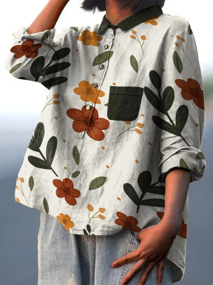 Harrington™ | Plant-themed graphic shirt