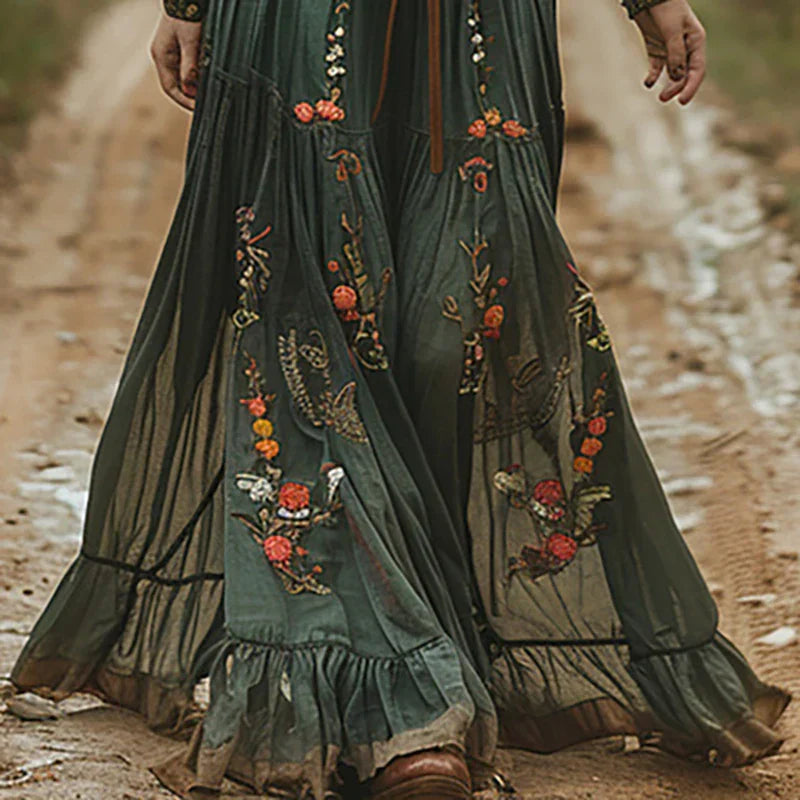 Harrington™ | Bohemian Floral Maxi Dress
