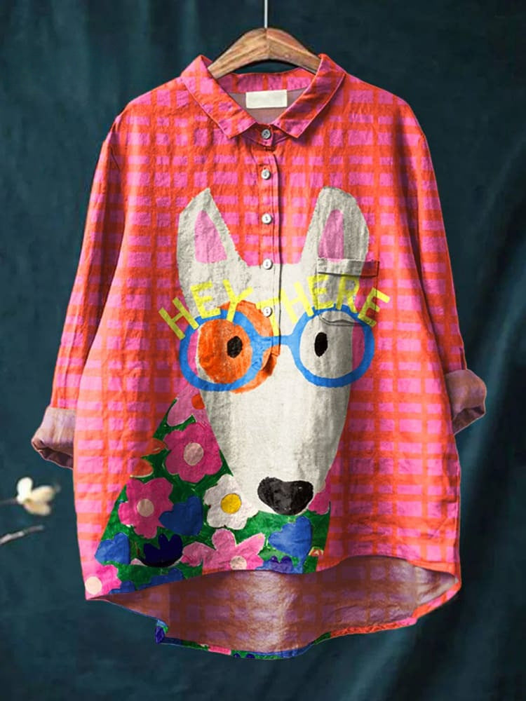 Harrington™ | Dog-themed art shirt