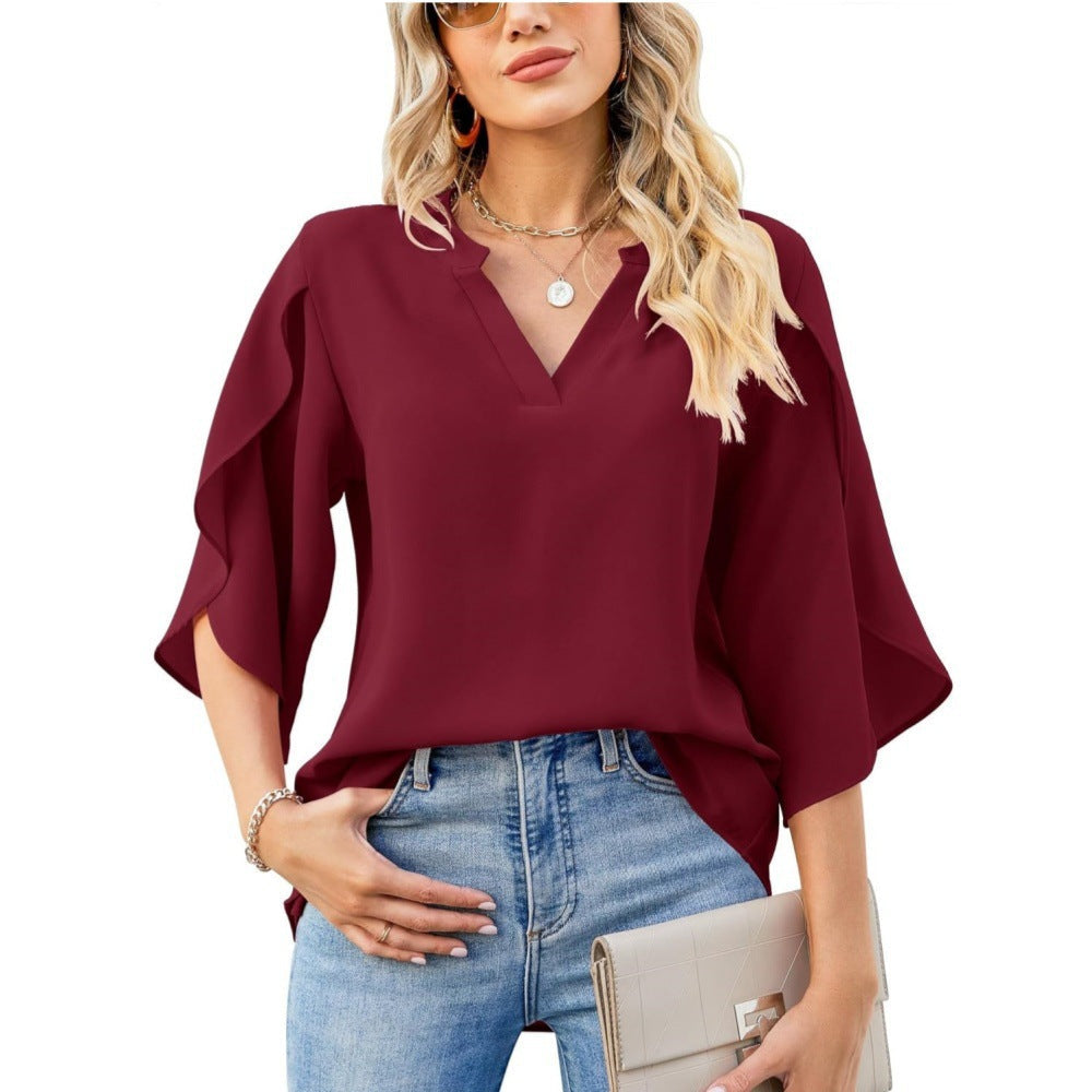 Harrington™ | Elegant V-Neck Top