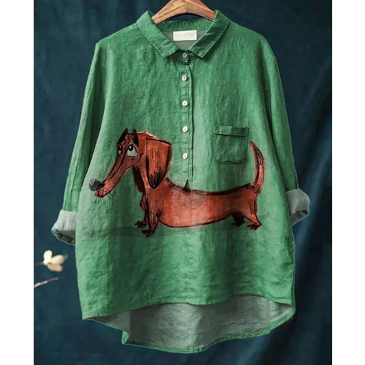 Harrington™ | Dog-themed art shirt