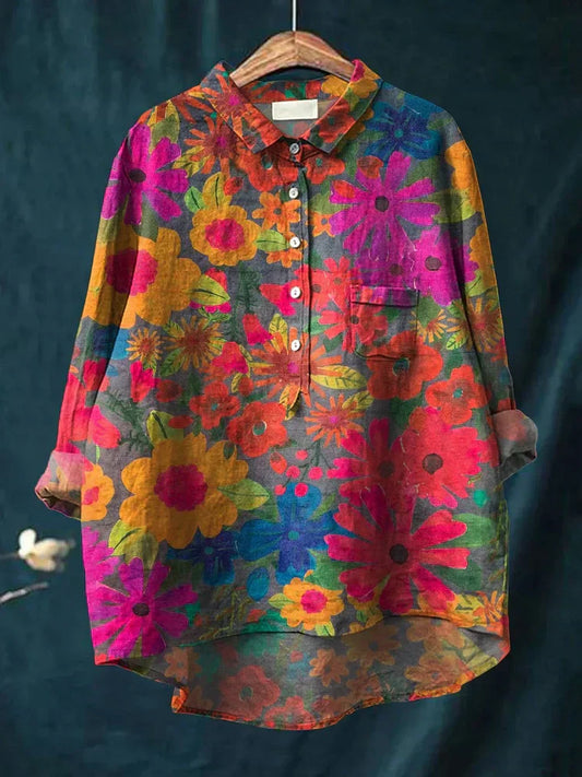 Harrington™ | Floral Plant Art Shirt