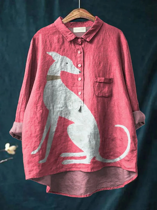 Harrington™ | Dog-themed art shirt