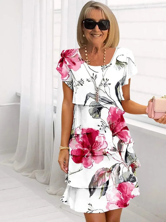 Harrington™ | Ruffled floral dress