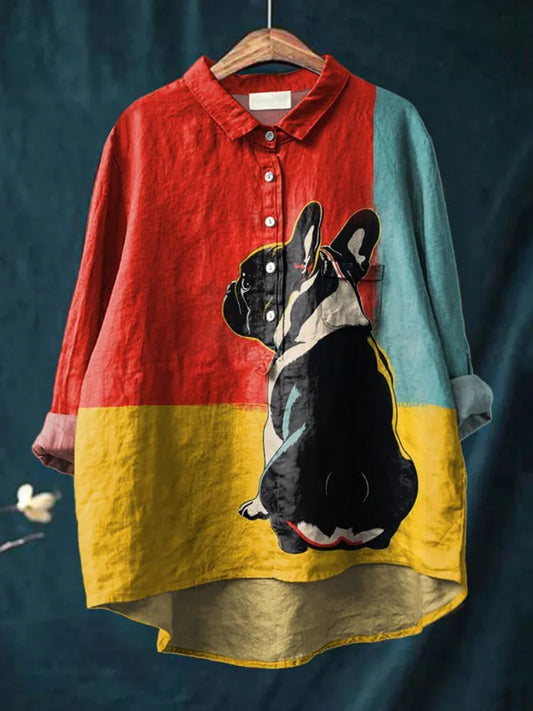 Harrington™ | Dog-themed art shirt