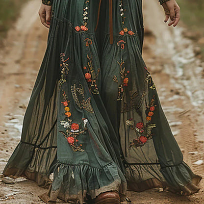 Harrington™ | Bohemian Floral Maxi Dress
