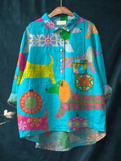 Harrington™ | Cat-themed art shirt