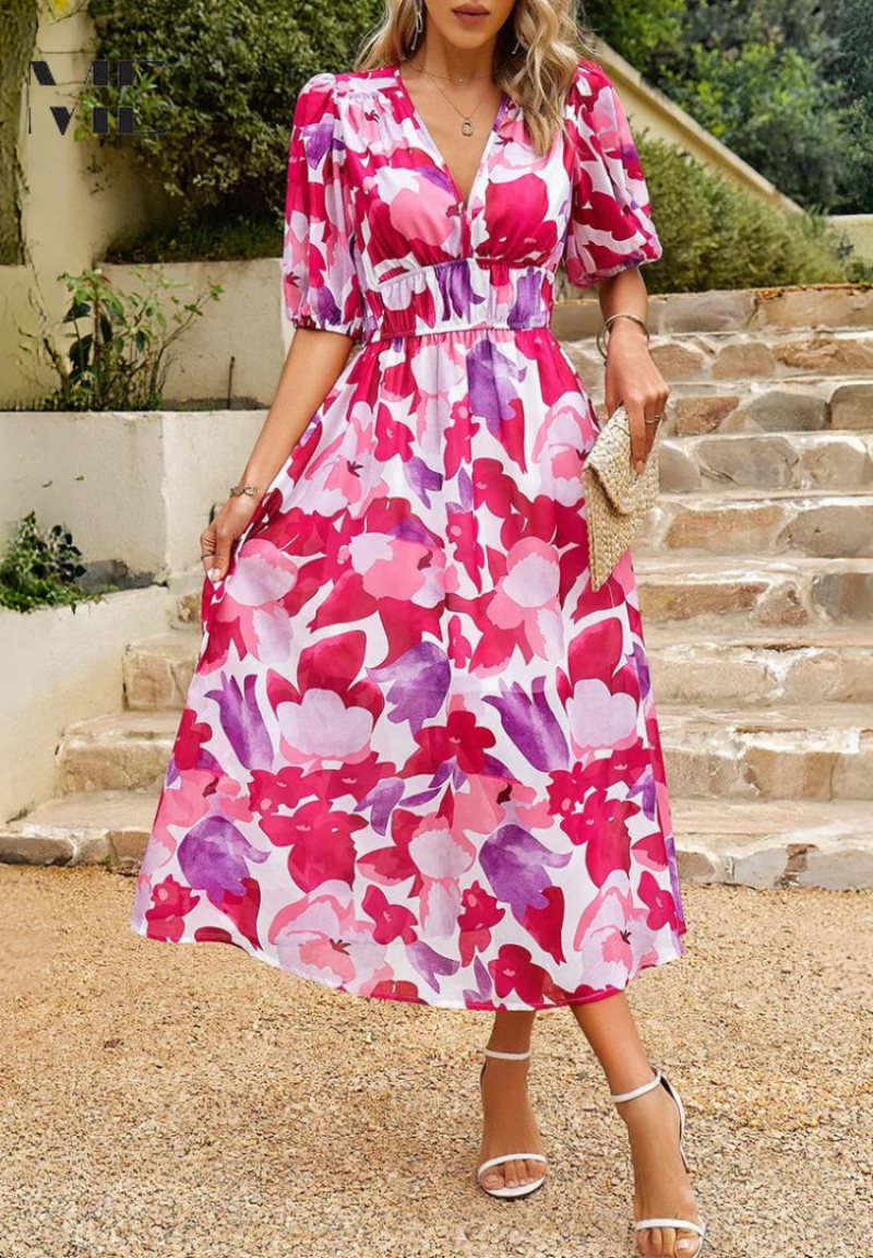 Harrington™ | Elegant floral dress