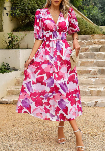 Harrington™ | Elegant floral dress