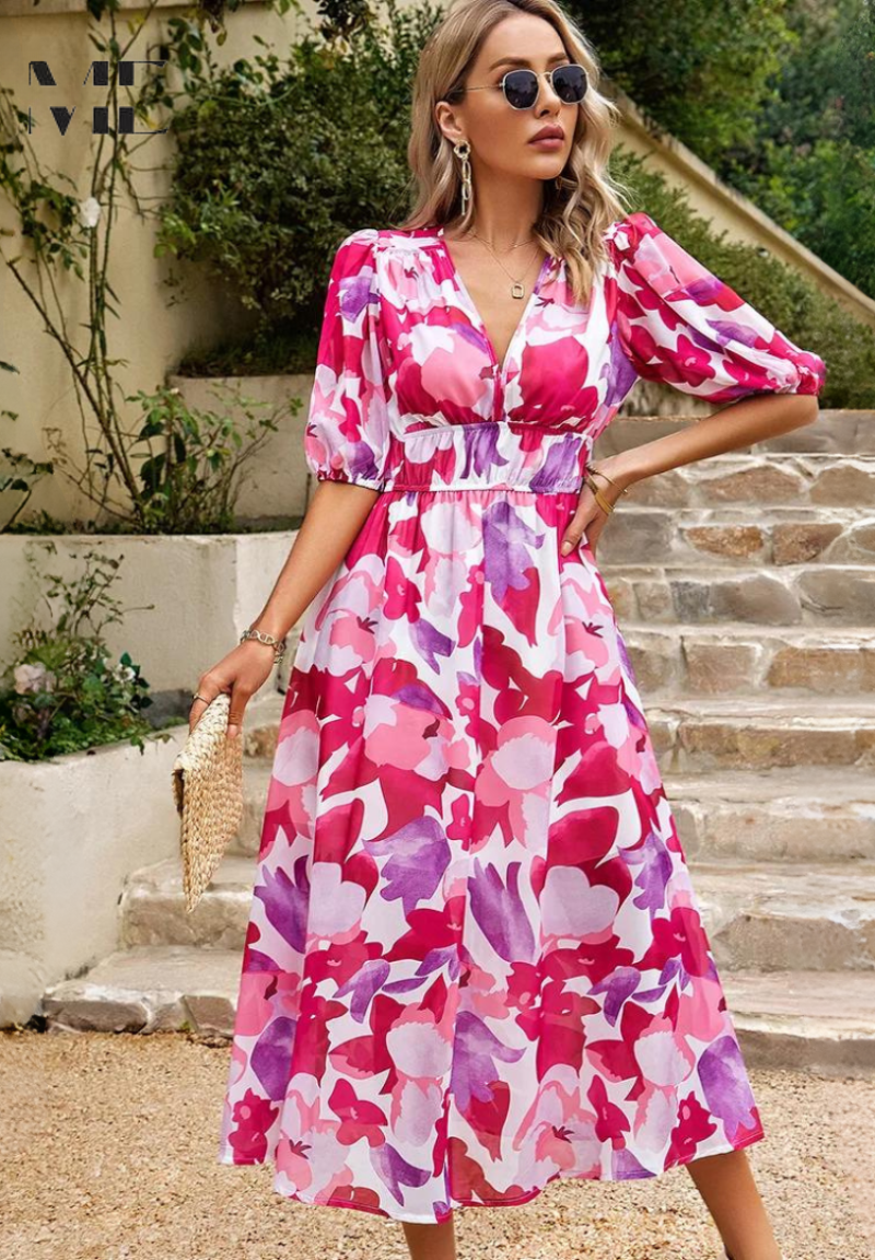 Harrington™ | Elegant floral dress