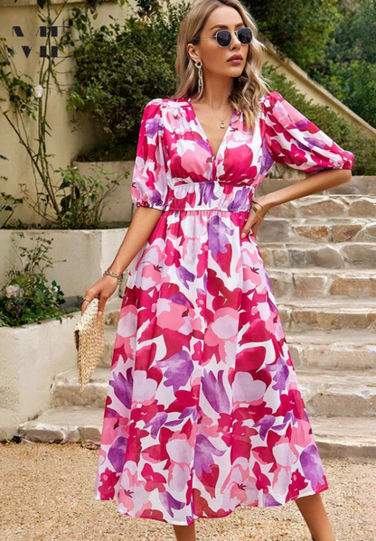 Harrington™ | Elegant floral dress