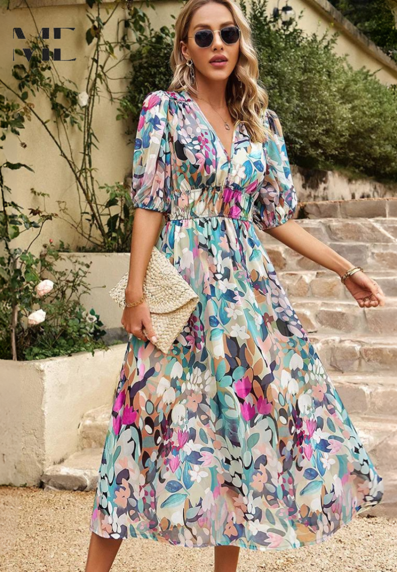 Harrington™ | Elegant floral dress