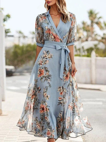 Harrington™ | V-Neck Midi Dress