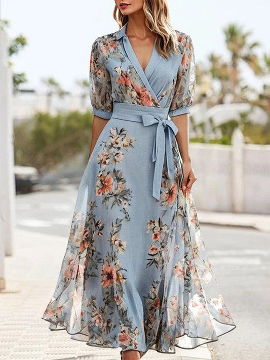 Harrington™ | V-Neck Midi Dress