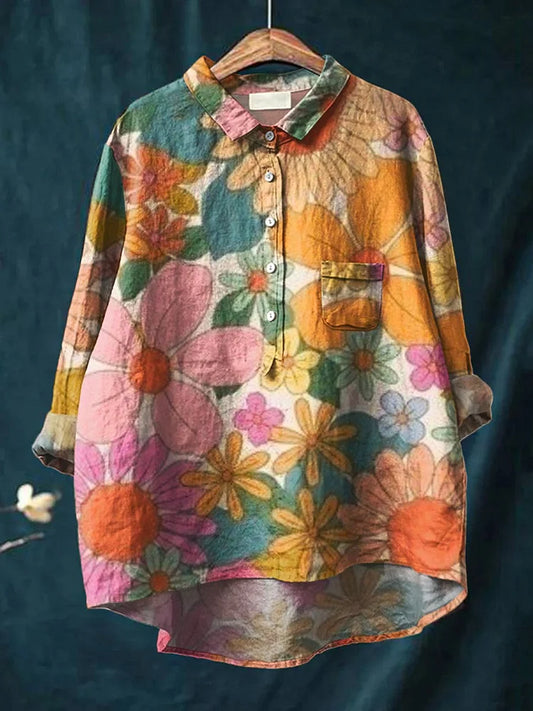 Harrington™ | Floral Art Shirt