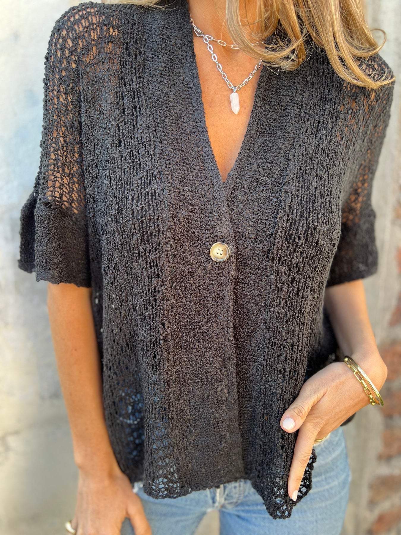 Harrington™ | Elegant Textured Top