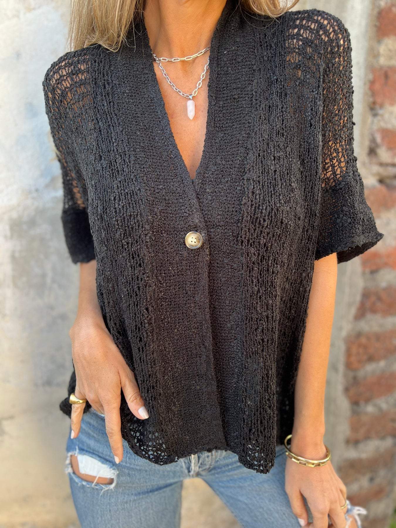 Harrington™ | Elegant Textured Top