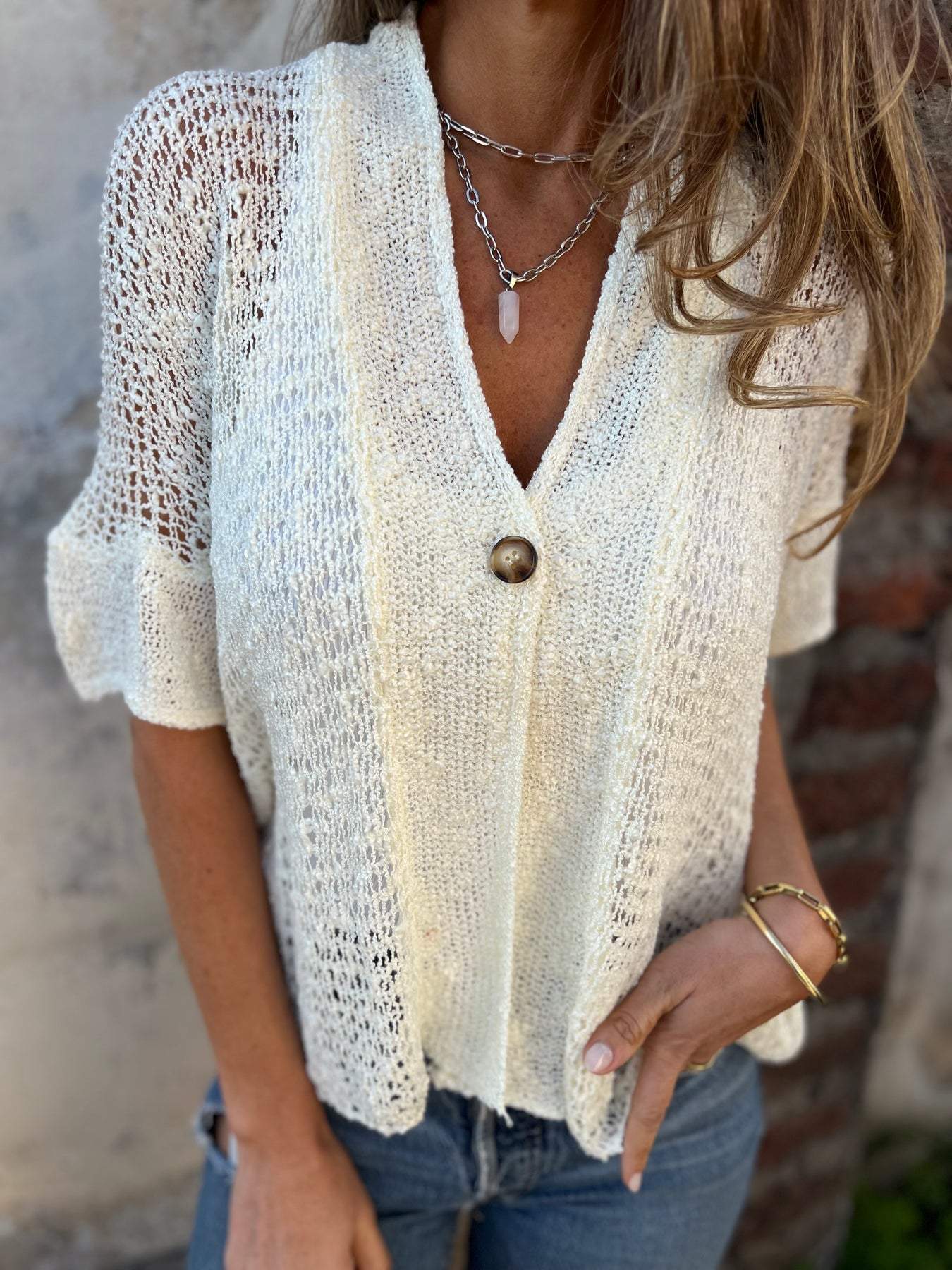 Harrington™ | Elegant Textured Top