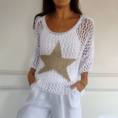 Harrington™ | Starry Knit Top