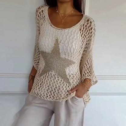 Harrington™ | Starry Knit Top